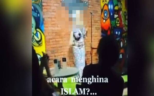 Tangkap layar video berdurasi 54 saat itu tular di media sosial dan mendapat pelbagai komen dalam kalangan netizen. - Foto tular