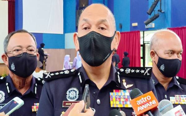 Mior Faridalathrash ketika ditemui pada Majlis Lawatan Kerja Ketua Polis Perak ke Ibu Pejabat Polis Daerah Kuala Kangsar.