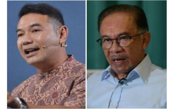 Rafizi Ramli (kiri) dan Anwar Ibrahim