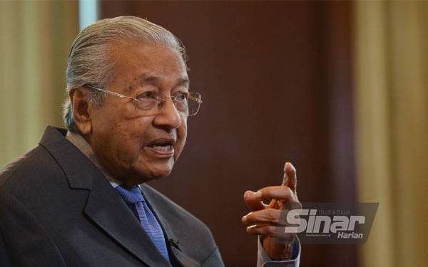 DR MAHATHIR. - Foto Sinar Harian / MOHD HALIM ABDUL WAHID