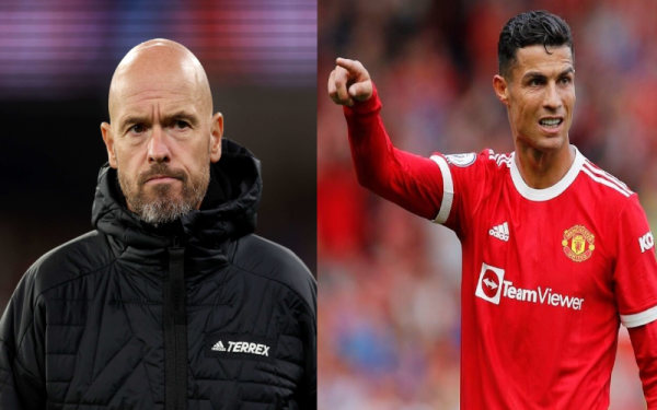 Ten Hag - Foto thepeopleperson.com (kiri), Ronaldo - Foto weallfollowunited.com