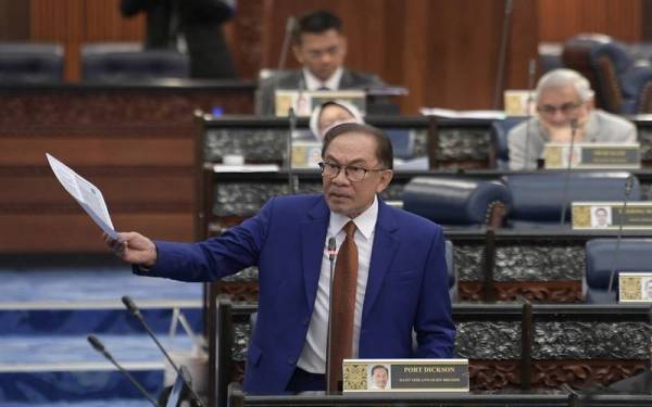 Anwar Ibrahim. Foto Bernama.