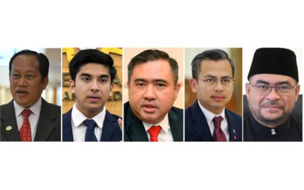 Ahmad Maslan, Syed Saddiq, Anthony Loke, Fahmi Fadzil, Mujahid