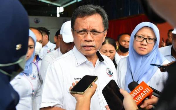 Mohd Shafie ketika ditemui pemberita selepas merasmikan Mesyuarat Agung Tahunan Warisan Bahagian Kota Belud di Kota Belud.