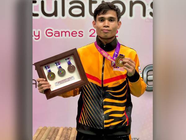 Faiz antara penyumbang pingat emas buat kontinjen Malaysia pada AUG 2022.