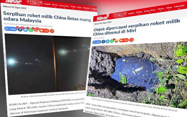 Laporan Sinat Harian mengenai objek misteri