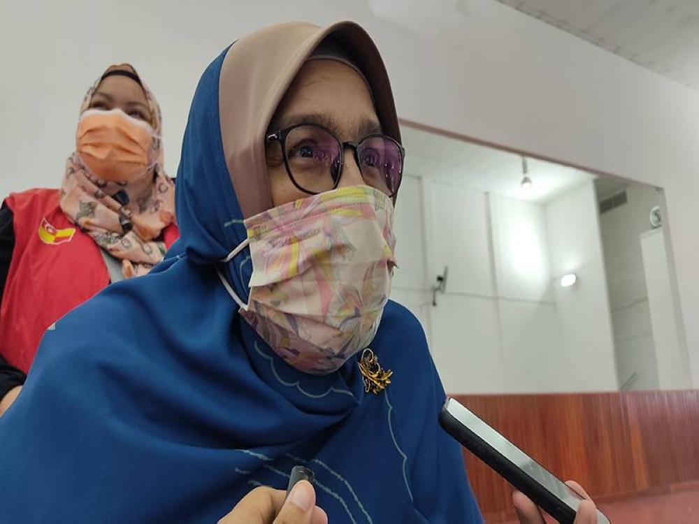 Siti Mariah ketika ditemui pada Program Selangor Saring di Dewan Majlis Bandaraya Shah Alam (MBSA) Kemuning Utama pada Ahad.