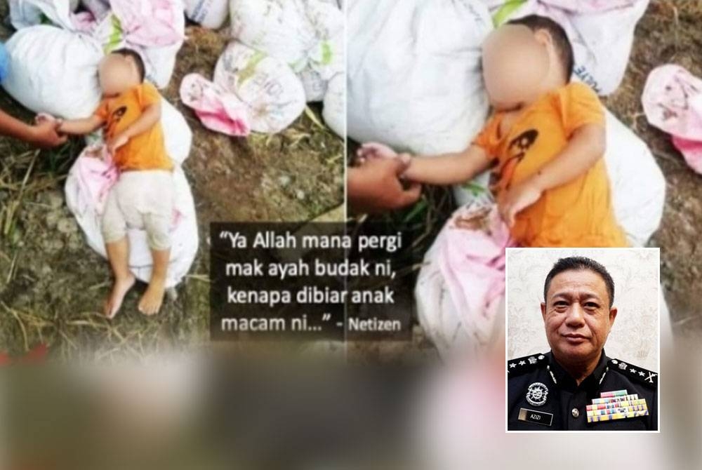 Perkongsian kejadian kanak-kanak lemas di Chemor merupakan kes lama berlaku 2019. (Gambar kecil: Azizi)