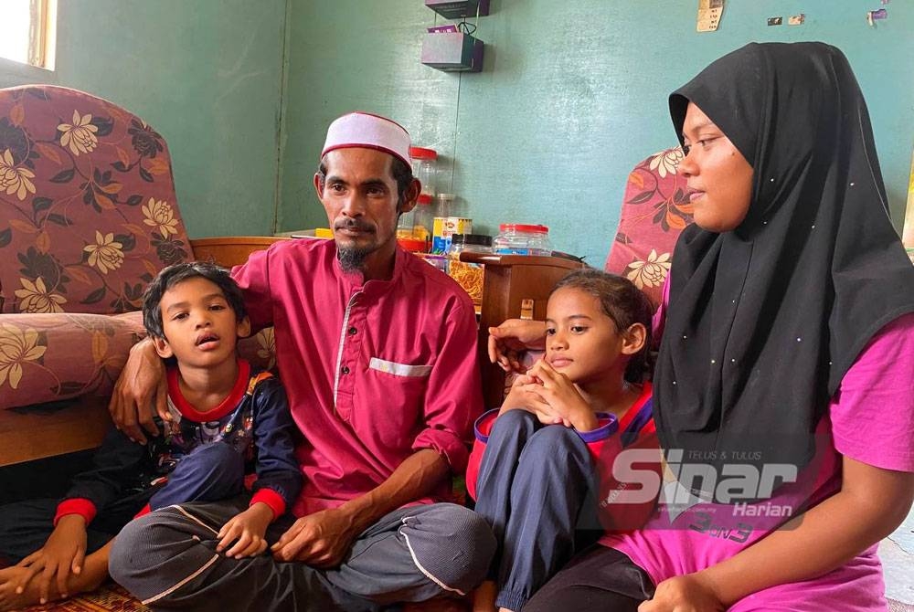 Muhd Kamarudin mendapat sokongan daripada isteri serta anak-anak selepas trauma dengan kejadian bot karam di Pulau Redang.