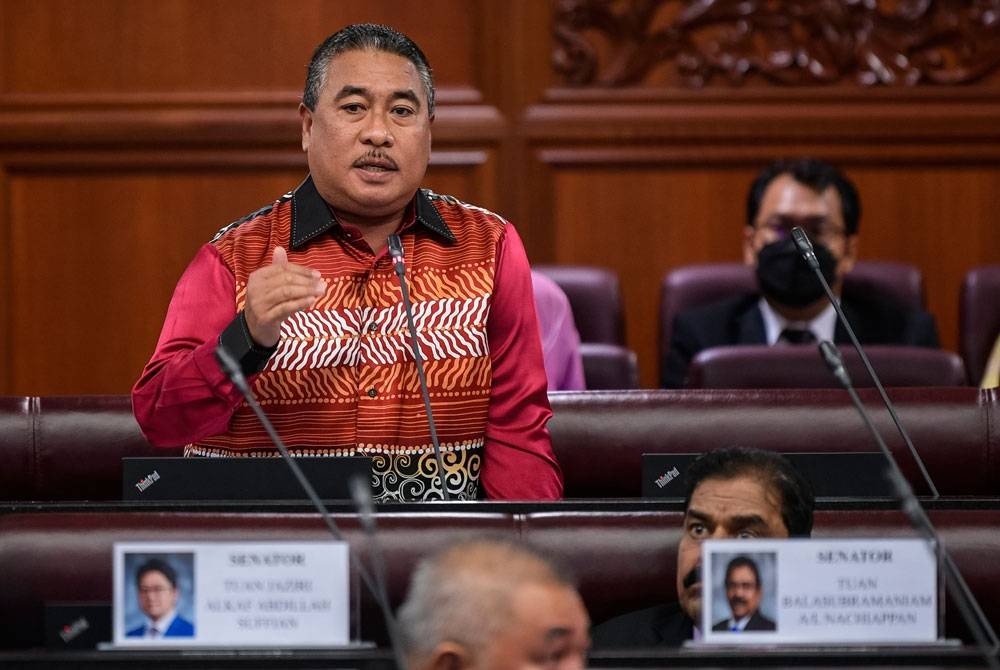 Ismail ketika menghadiri Persidangan Dewan Negara di Bangunan Parlimen pada Khamis. - Foto Bernama