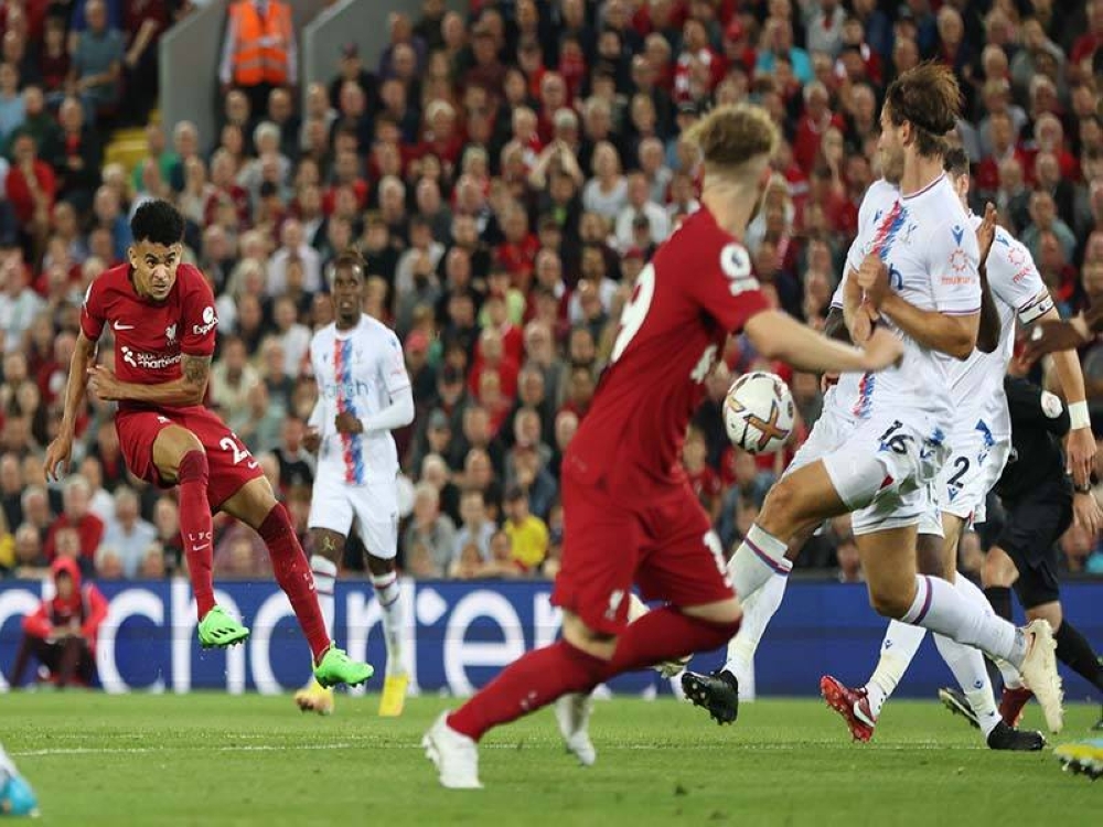 Diaz muncul penyelamat Liverpool ketika melayan kunjungan Crystal Palace di Anfield.