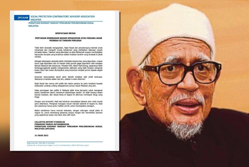 Abdul Hadi Perlu Lebih Tanggungjawab Keluar Kenyataan - Sinar Harian