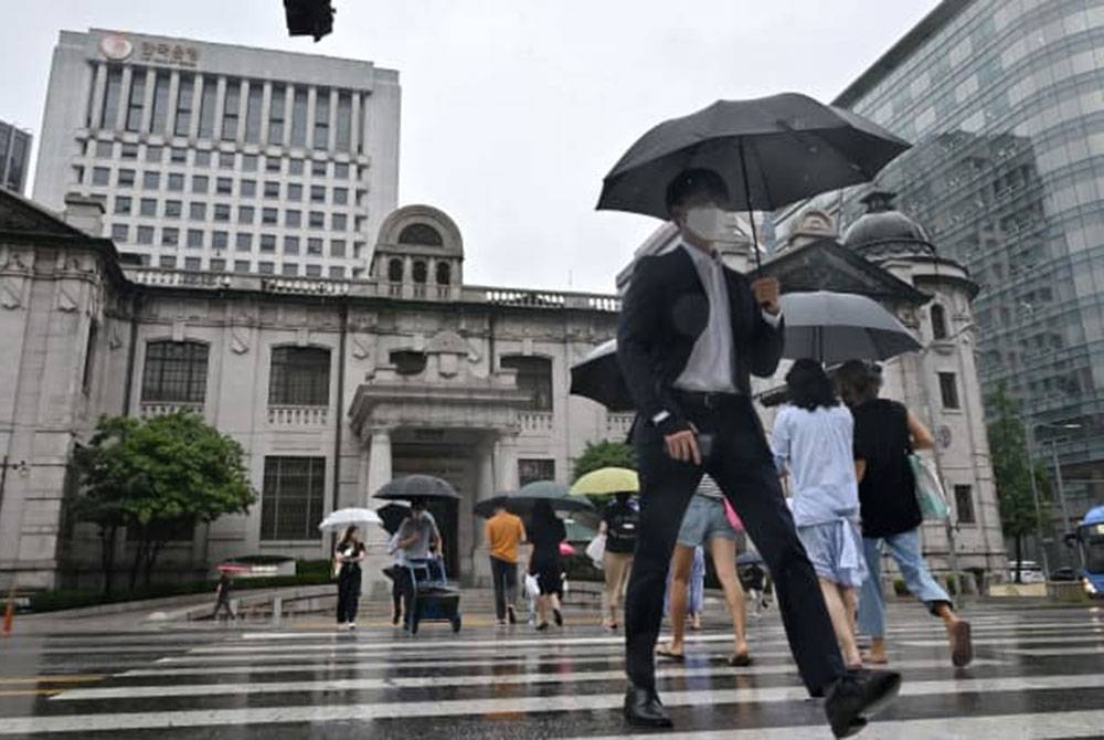 Harga pengguna di seluruh Korea Selatan meningkat dengan kadar terpantas dalam tempoh 24 tahun berikutan peningkatan kos tenaga dan makanan. Foro AFP/Getty Images