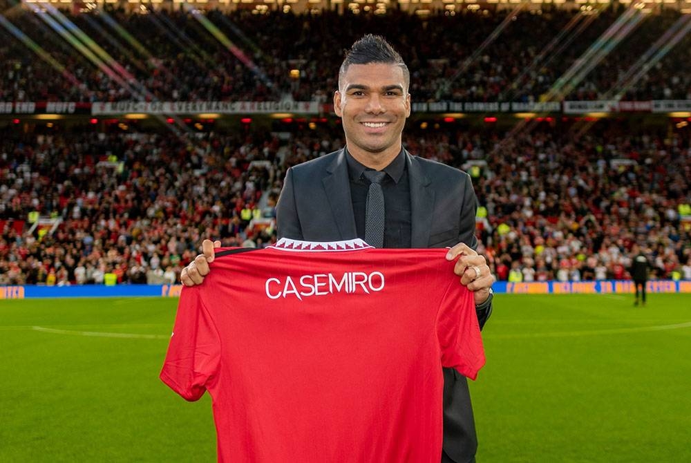 Casemiro mengikat kontrak bersama Manchester United untuk tempoh sehingga Jun 2026. Foto Agensi.