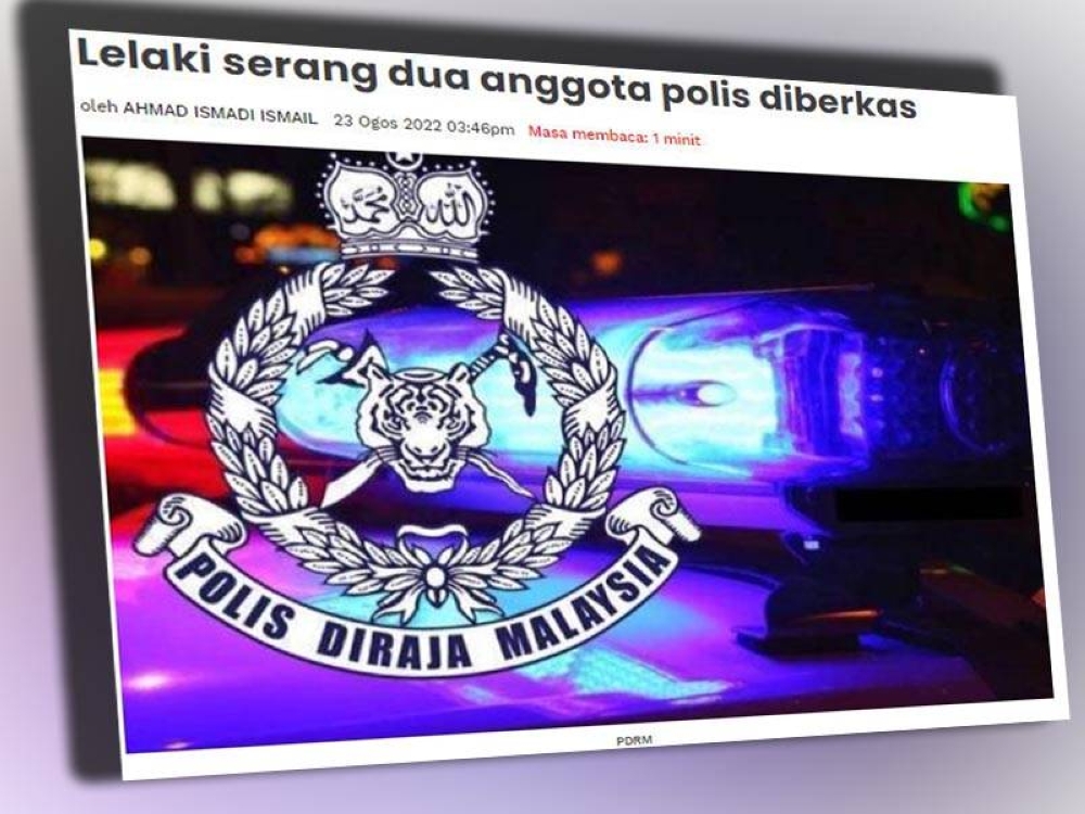 Sinar Harian pada Selasa melaporkan, seorang lelaki warga Algeria ditahan selepas menyerang dua anggota polis yang bertugas di IPK Kuala Lumpur sekitar jam 1.40 pagi.