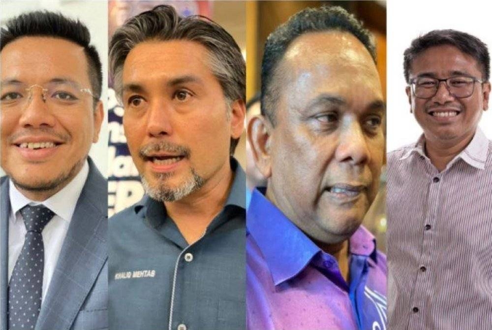 Dari kiri: Afif Bahardin, Khaliq Mehtab, Zolkifly Md Lazim, Zulkifli Ibrahim.