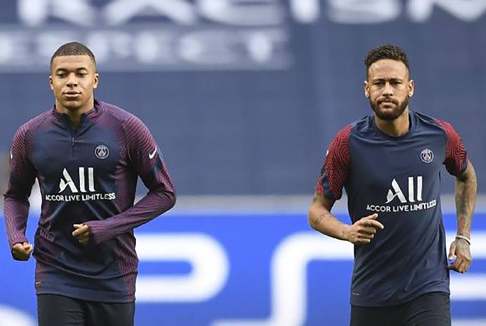 Neymar dan Mbappe