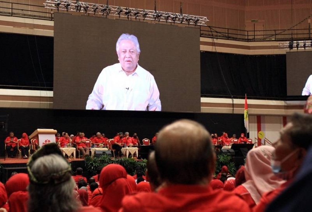 Ucapan Zaid yang ditayangkan sempena majlis Taklimat Khas Presiden UMNO di Dewan Merdeka Pusat Dagangan Dunia Kuala Lumpur (WTCKL) pada Sabtu.