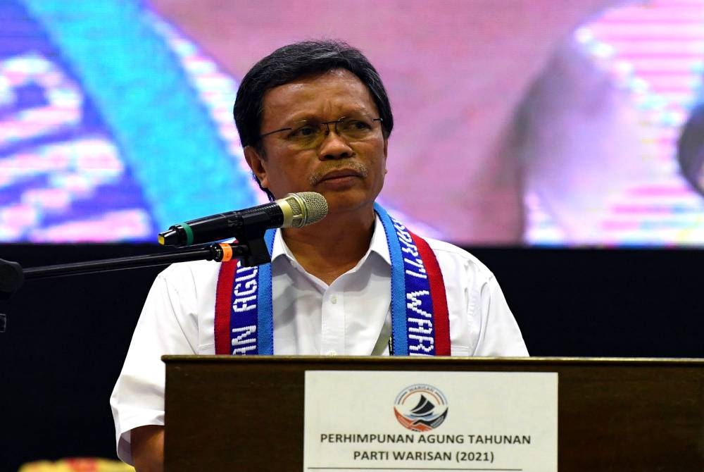 Presiden Parti Warisan (Warisan), Datuk Seri Mohd Shafie Apdal. - Foto Bernama