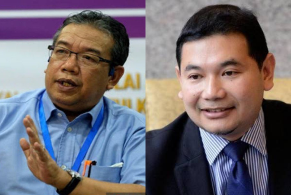 Abd Latiff (kiri) dan Rafizi (kanan).