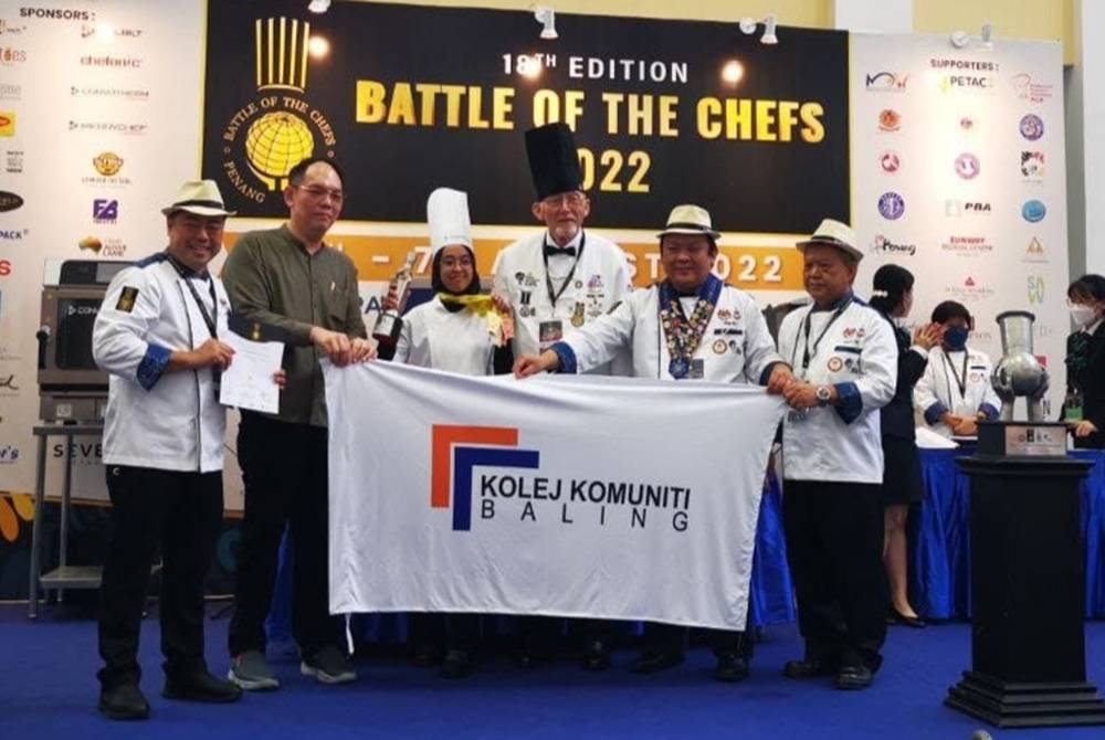 Nurul Farhana yang dianugerahkan The Most Outstanding Greenhorn sempena Battle of the Chefs di Pulau Pinang baru-baru ini.