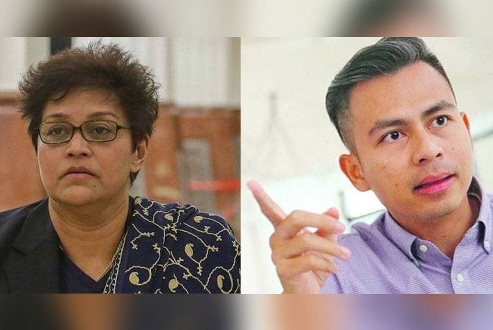 Gambar dari kiri: Azalina, Fahmi