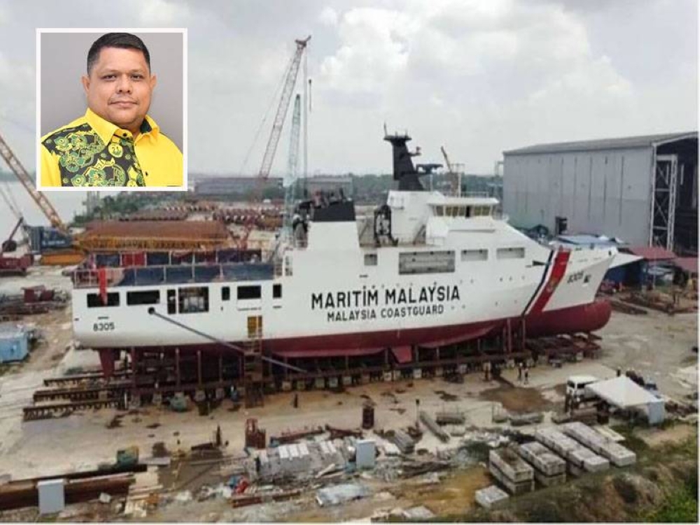 Gerakan Belia 4B Malaysia meminta siasatan segera dilakukan secara menyeluruh tanpa campur tangan pihak tertentu terhadap projek pembinaan tiga kapal peronda persisir pantai (OPV) yang masih belum diterima sehingga kini. Gambar kecil: Fahami Ashrof 