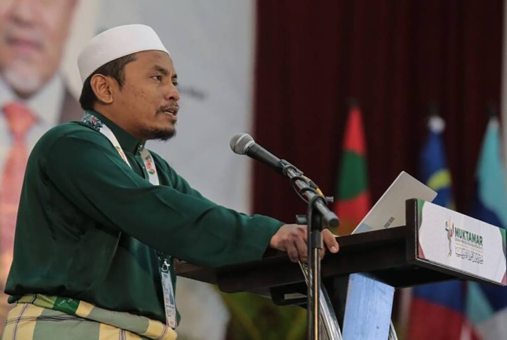 Ahmad Fadhli ketika ucapan penggulungan pada Muktamar Tahunan Pas ke-68 di Kompleks Pas Kedah pada Ahad.