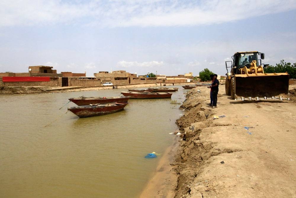 Gambar yang diambil pada 29 Ogos lalu menunjukkan kawasan Al-Kalakla, Khartoum, Sudan yang dilanda banjir. - Foto Xinhua