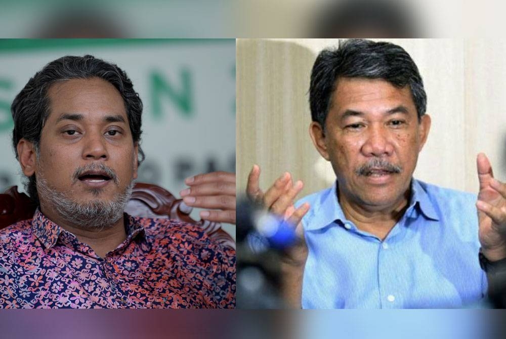 Gambar dari kiri: Khairy dan Mohamad Hasan