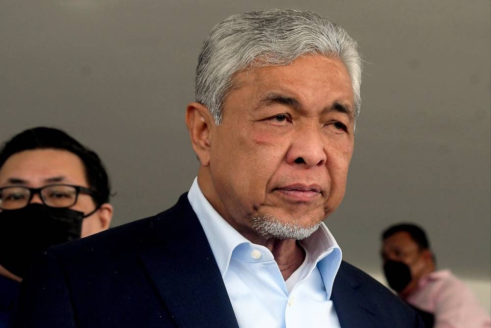 Bekas Timbalan Perdana Menteri, Datuk Seri Dr Ahmad Zahid Hamidi. - Foto Bernama