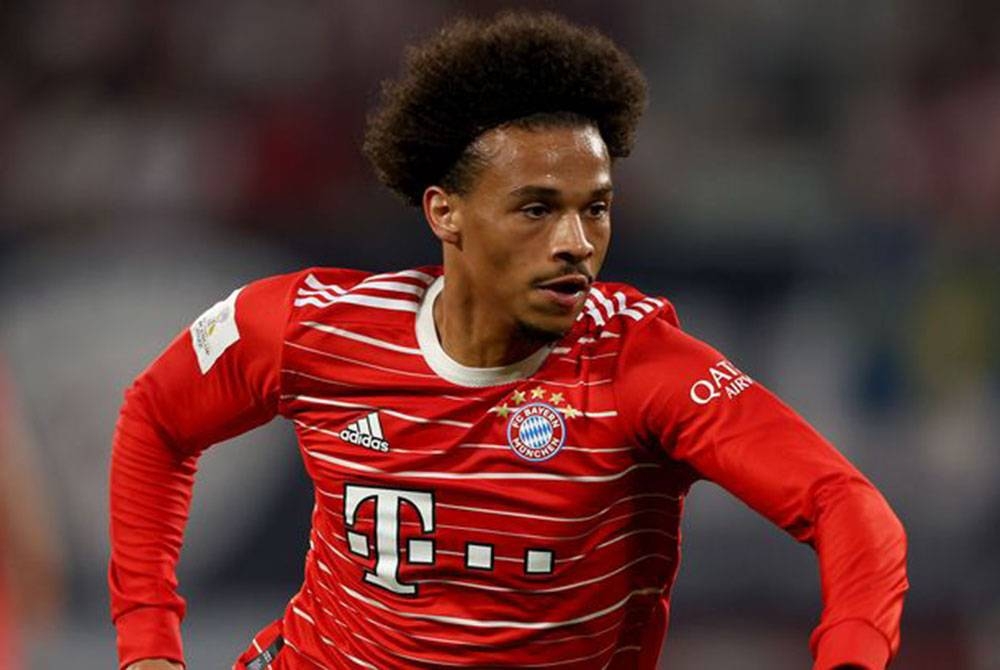 Sane menyumbat satu gol ketika membantu Bayern mengalahkan Barca 2-0 dalam kancah Liga Juara-Juara di Munich. Foto Agensi