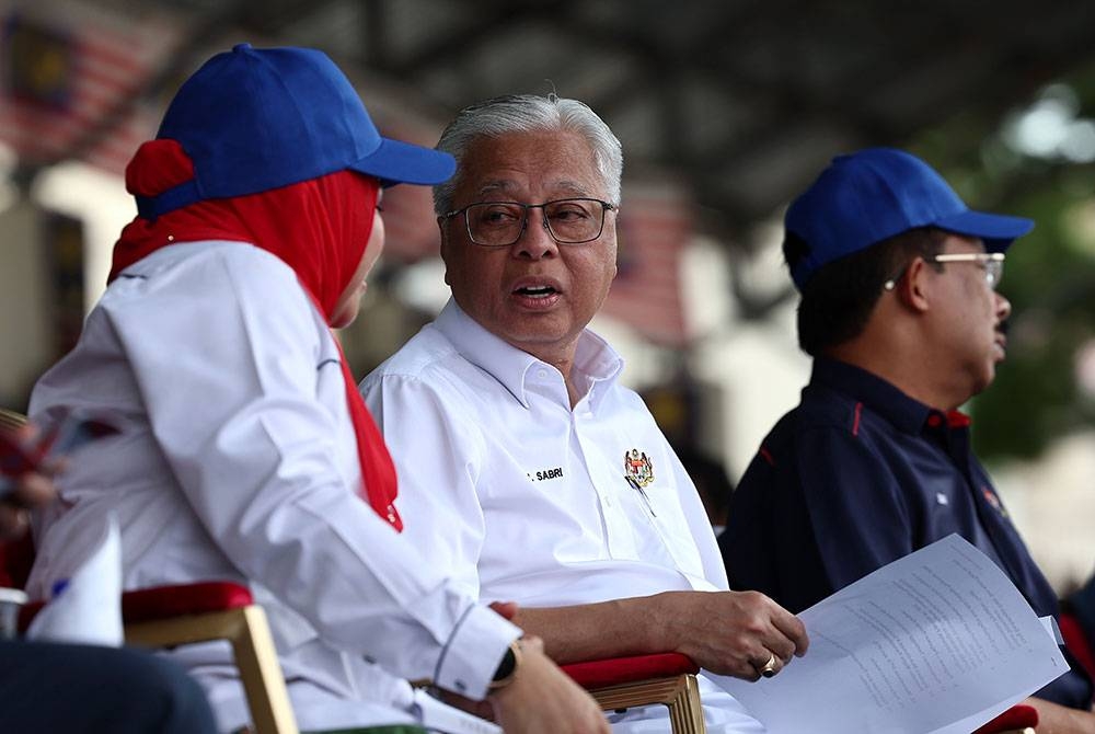 Perdana Menteri Datuk Seri Ismail Sabri Yaakob ketika menghadiri Majlis Perasmian Semarak Patriotik IPT 2022 di Universiti Pertahanan Nasional Malaysia (UPNM) pada Khamis. - Foto Bernama.