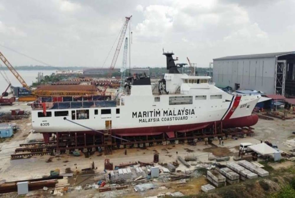 Maritim Malaysia pada 13 September memaklumkan tiga OPV yang sepatutnya diterima agensi itu pada 2020 masih dalam pembinaan.