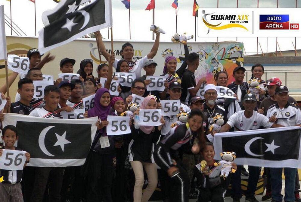 Kontinjen Terengganu muncul juara Sukma edisi 2018 di Perak.