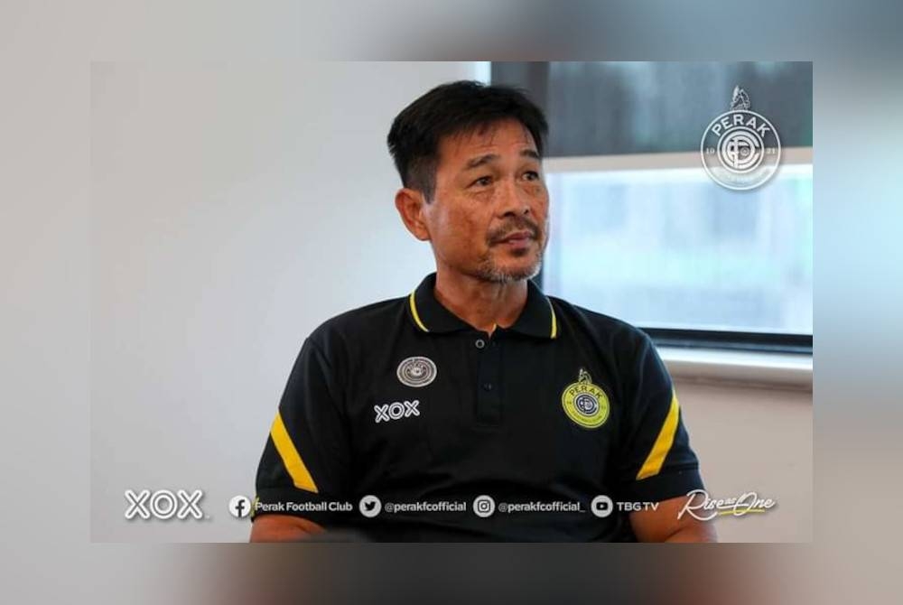 Teong Kim tagih sokongan padu penyokong Perak untuk membantu Bos Gaurus meraih kejayaan dalam saingan Liga M. - Foto FB Perak FC