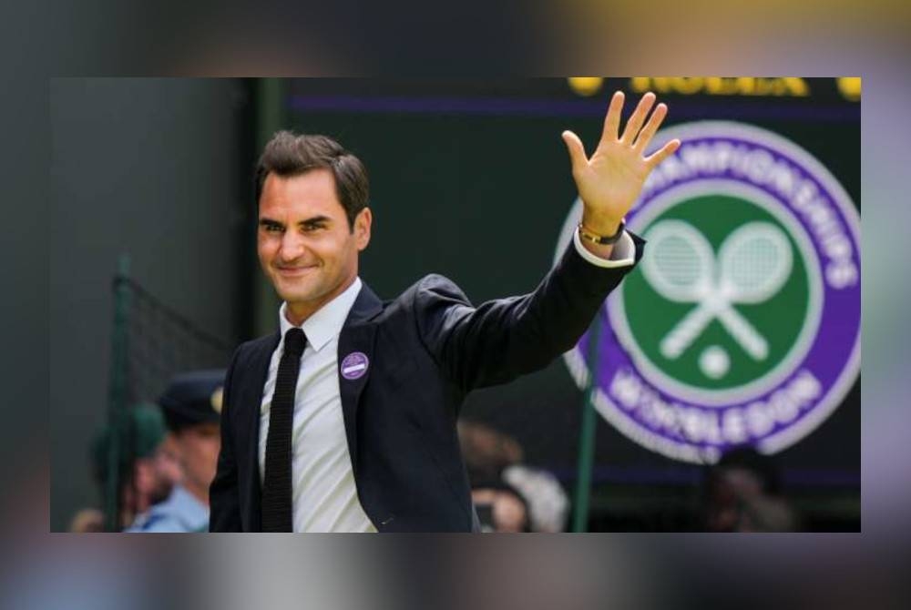 Piala Laver minggu depan menjadi kejohanan terakhir buat Federer sebelum bersara akibat kecederaan lutut. - Foto Agensi