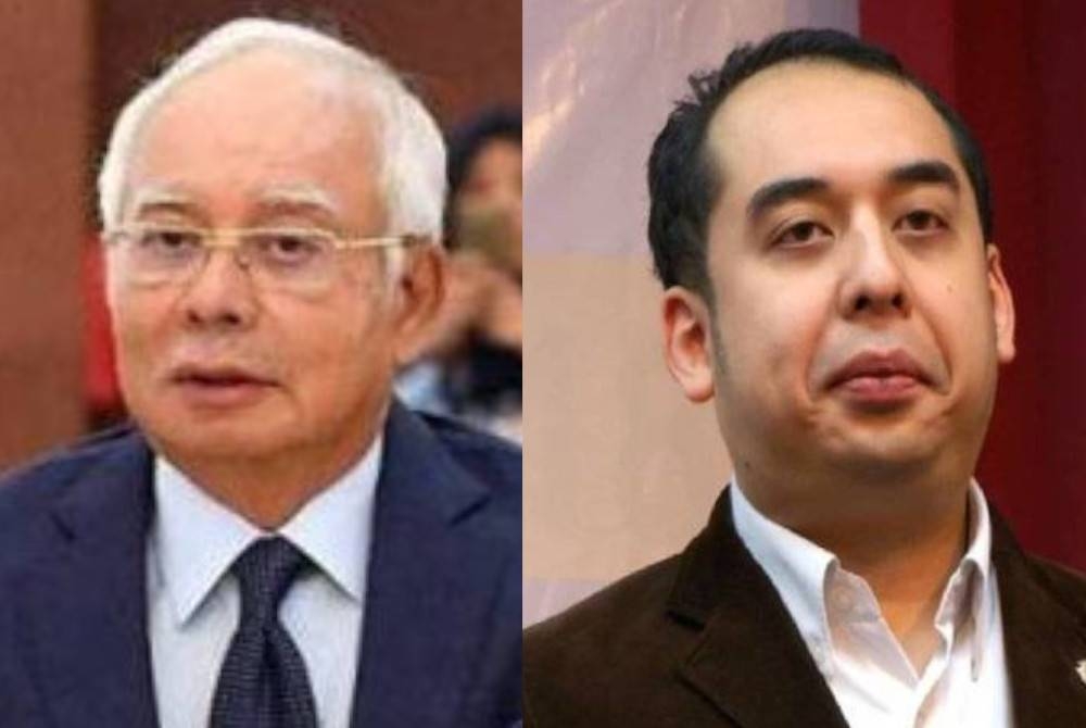 Najib (kiri) dan Nazifuddin