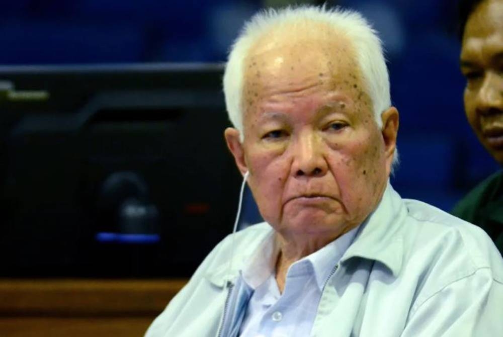 Khieu Samphan mengemukakan rayuan pada Ogos 2021. - Foto Agensi