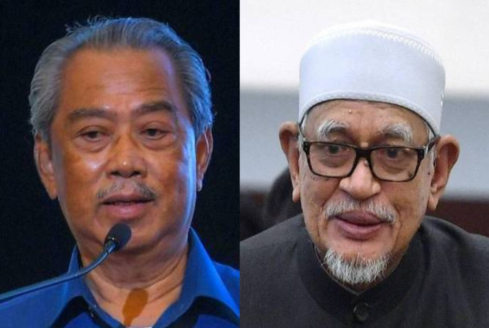 Muhyiddin (kiri) dan Abdul Hadi.