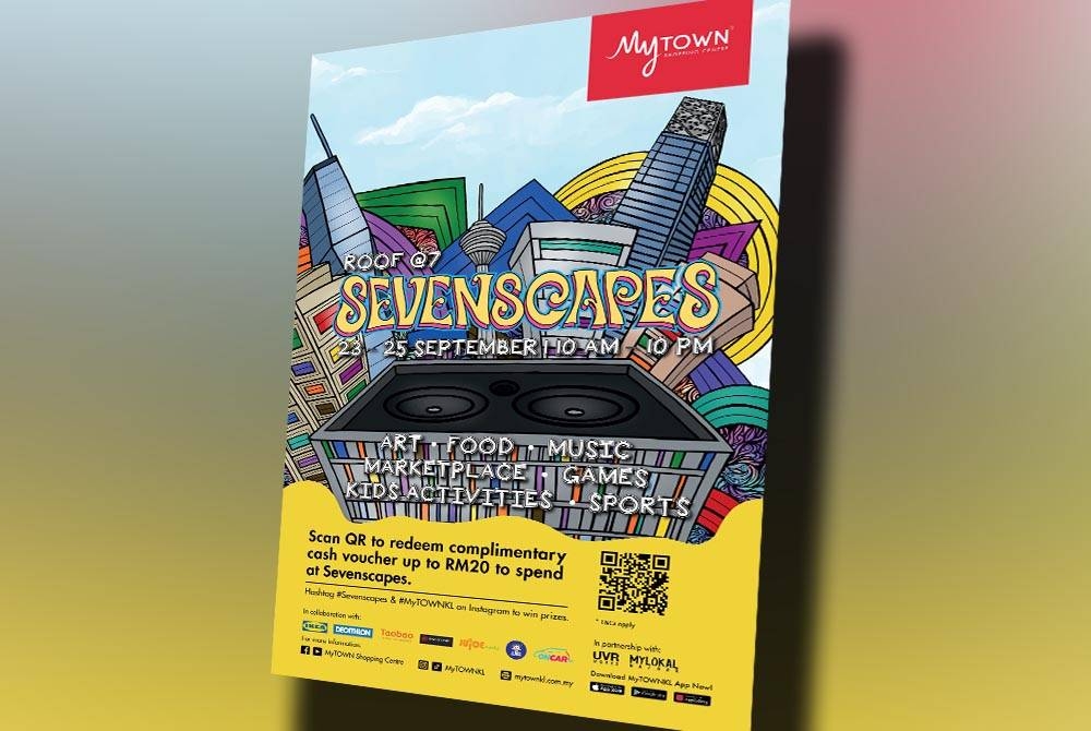 Sevenscapes telah menganjurkan pelbagai aktiviti menarik di aras tujuh kompleks beli-belah MyTown Kuala Lumpur (MyTown), Kuala Lumpur bermula 23 hingga 25 September lepas.