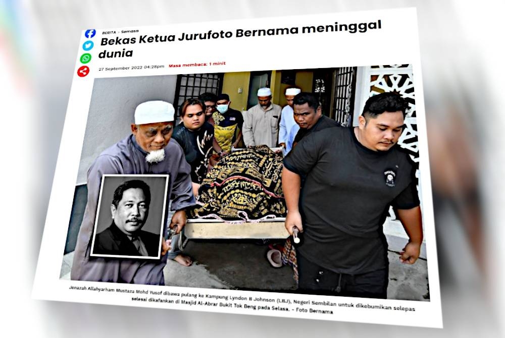 Laporan Sinar Harian pada Selasa.