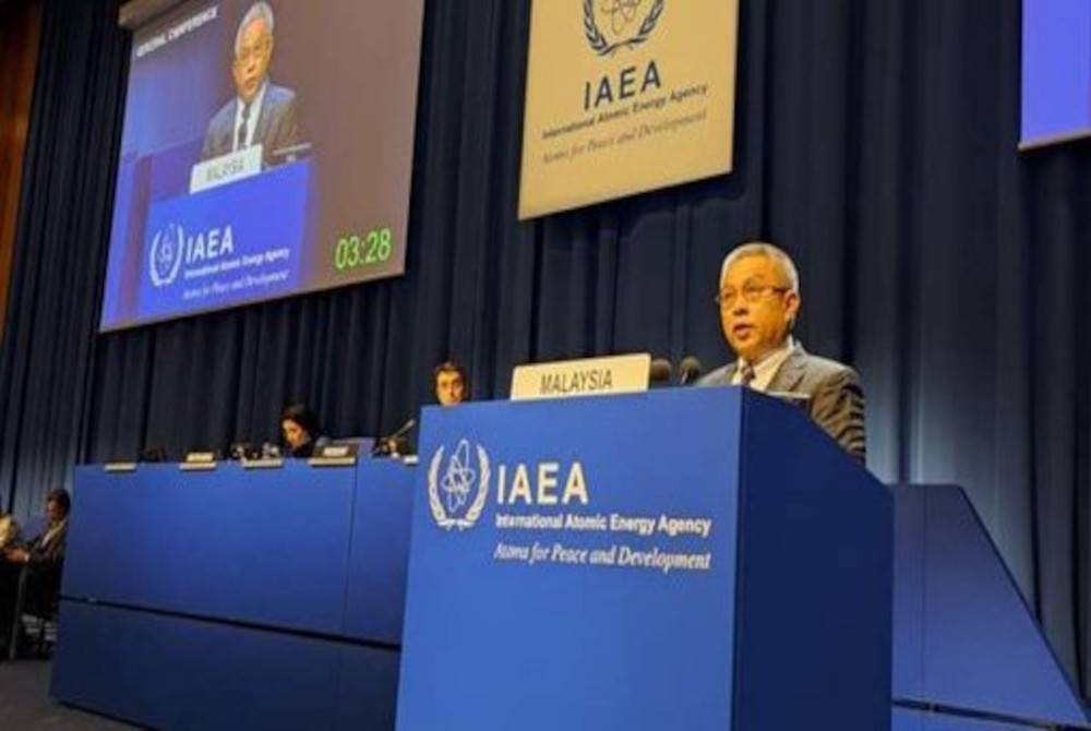 Dr Adham berucap pada Persidangan Umum IAEA di Vienna, Austria pada Selasa.