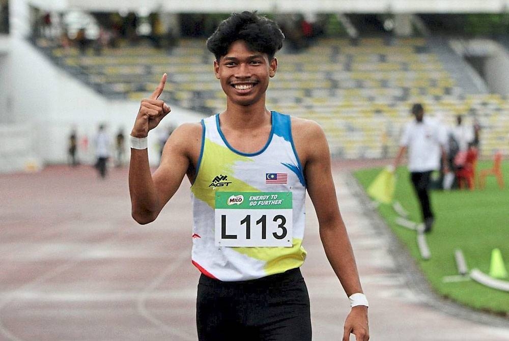 Azeem meraih tempat keenam Piala Cabaran Olahraga di Niigata, Jepun pada Ahad. - Foto Agensi