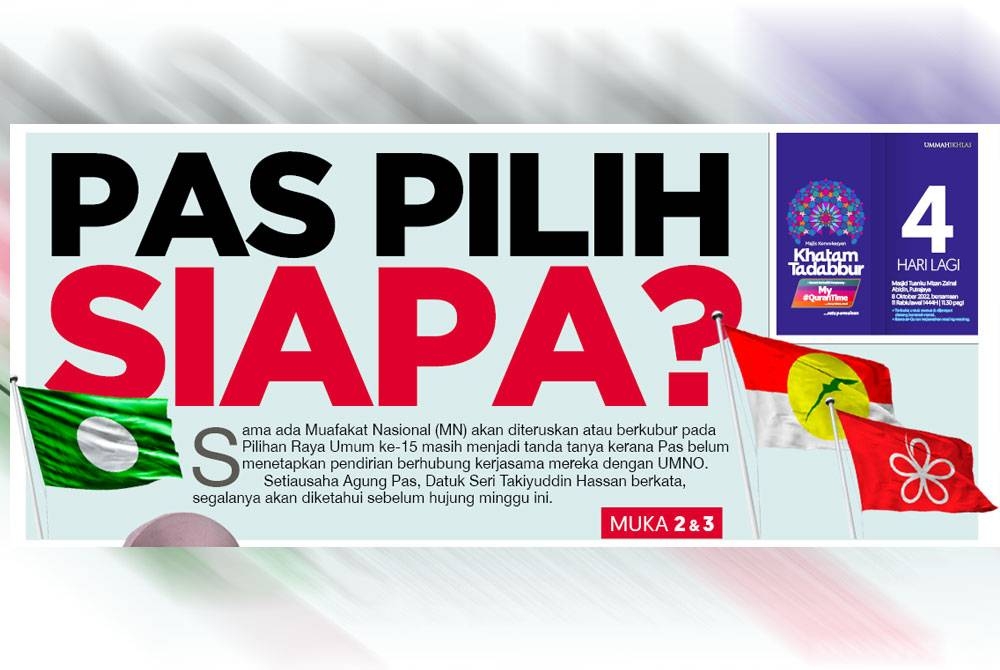 Laporan Sinar Harian pada Selasa.