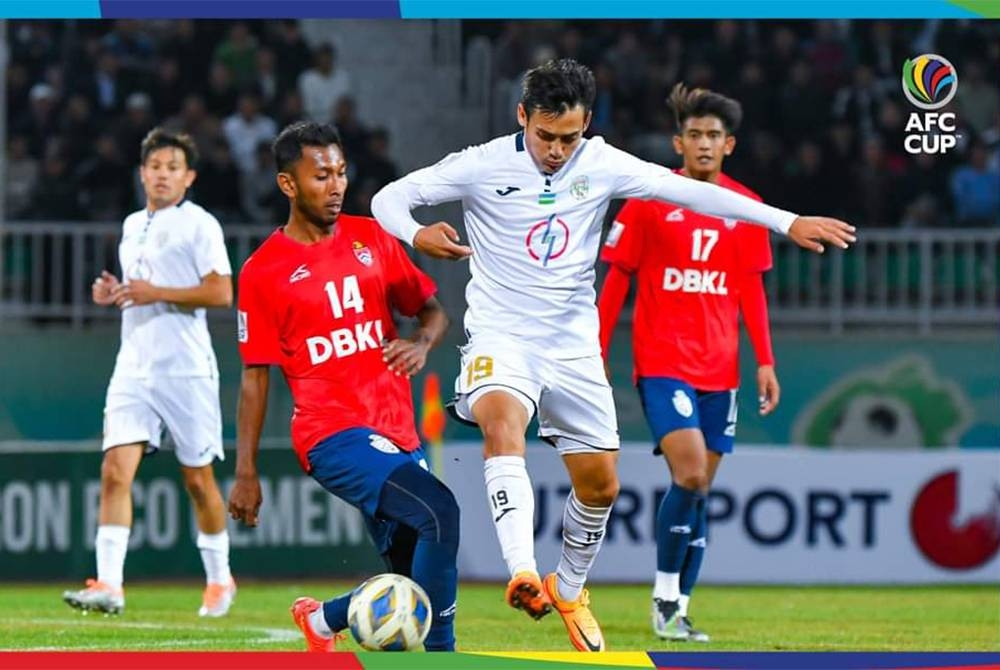 Antara aksi KL City menentang Sogdiana dalam saingan Piala AFC pada Rabu. -Foto: AFC