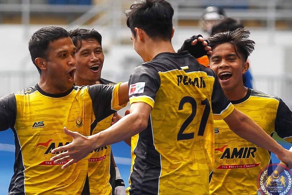 Perak meneruskan rentak positif saingan Piala Tun Abdul Razak 2022. - FOTO: MALAYSIA HOCKEY FEDERATION