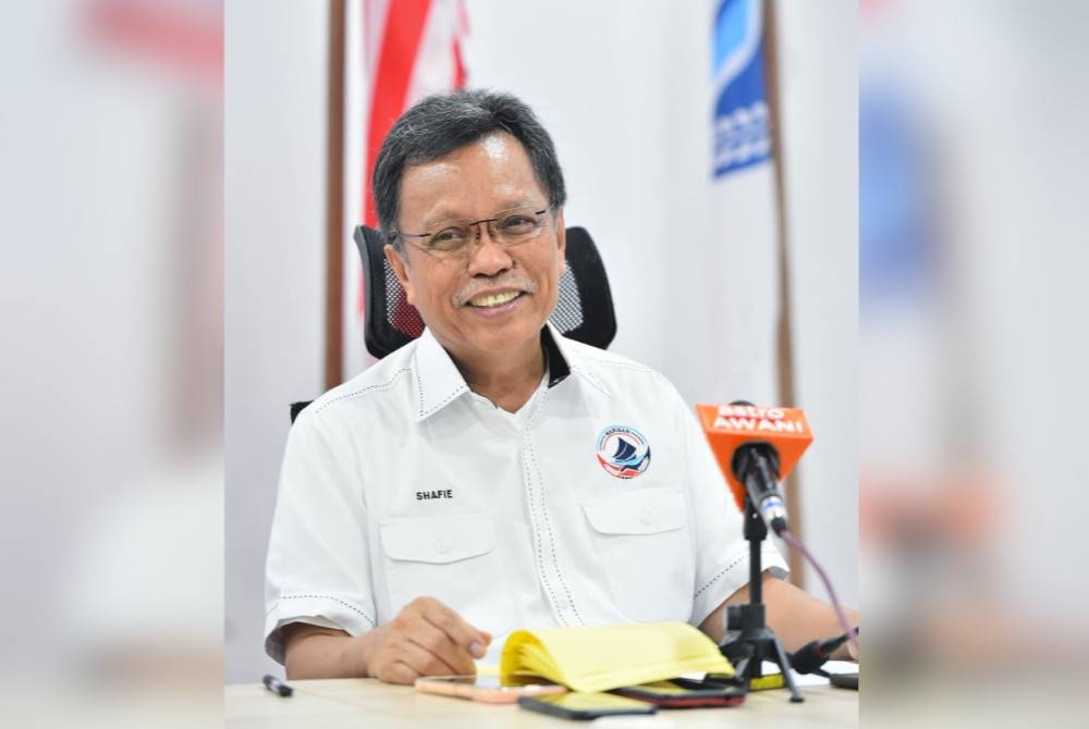 Mohd Shafie ketika ditemui pada sidang akhbar di Ibu Pejabat Warisan di Kolombong, Kota Kinabalu.