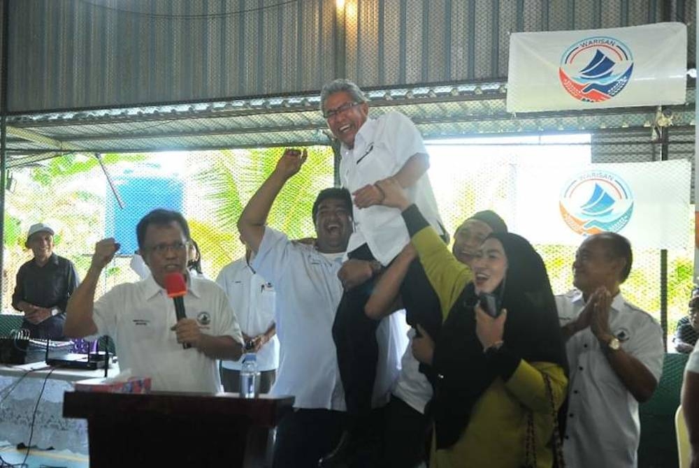 Adnan selepas diumumkan sebagai calon Warisan bagi kerusi Parlimen Sipitang pada Jumaat.