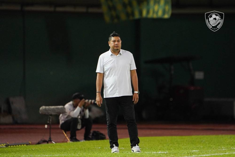 Aidil Sharin akui beliau tidak mendapat kesebelasan terbaiknya semasa tewas 1-3 kepada Terengganu FC di Stadium Darul Aman pada malam Sabtu. - Foto KDA FC